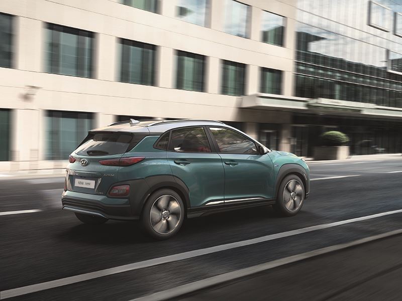 Voor de Hyundai KONA Electric geldt een korte levertijd.