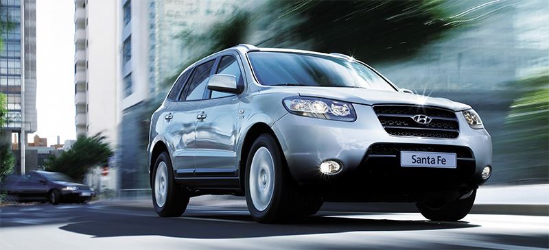 Tweede generatie Hyundai Santa Fe.
