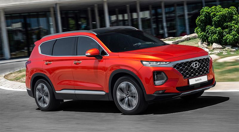 Vierde generatie Hyundai Santa Fe.