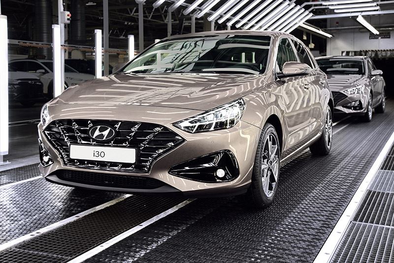 De vernieuwde Hyundai i30 wordt gemaakt in de Hyundai-fabriek in Nošovice in Tsjechië.