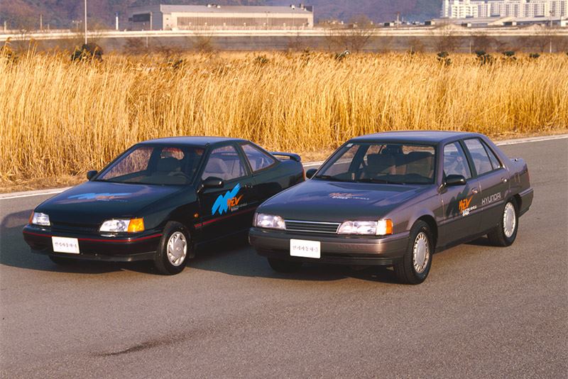 De Hyundai Scoupe en Sonata EV.