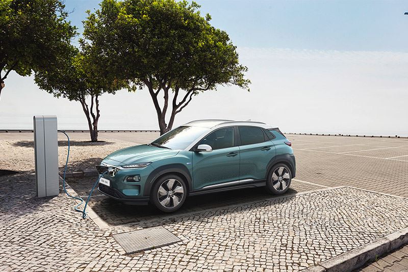 De Hyundai KONA Electric.
