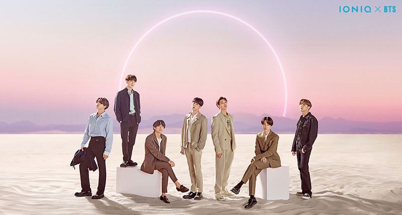 De wereldberoemde K-pop-groep BTS brengt samen met Hyundai het nummer ‘IONIQ: I’m On It’ uit.