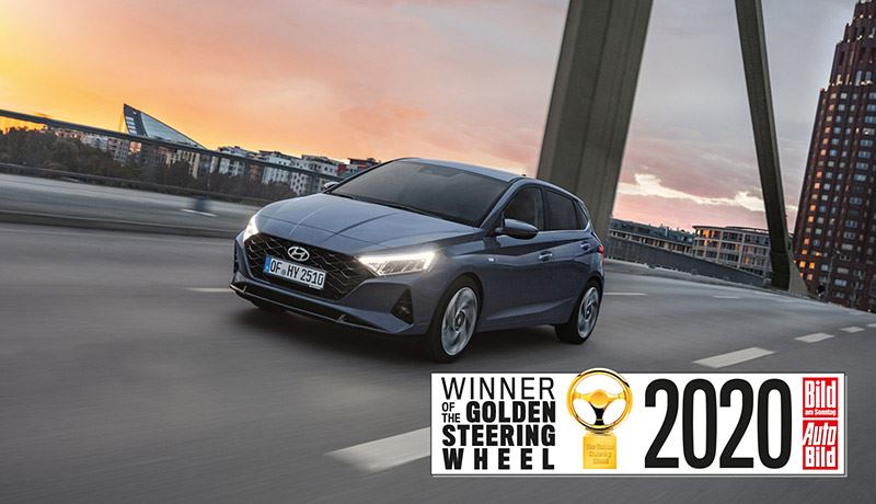 Dit jaar bereikten in totaal 24 auto’s de finale van de Golden Steering Wheel, waaronder de nieuwe Hyundai i20.